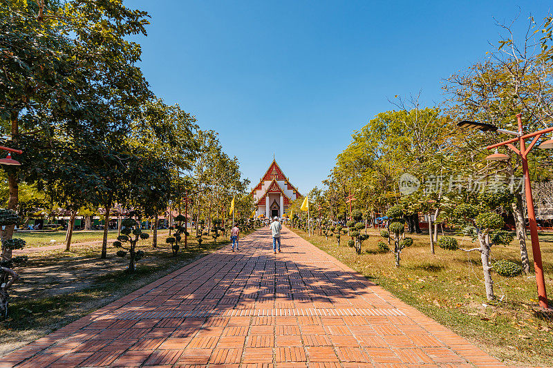 Wihan Phra Mongkhon Bophit在泰国大城府